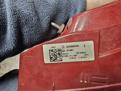 Mercedes W222 sol top A2229065401
