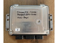 Peugeot 207 Citroen C3 1.4 1.6 Hdi Motor Beyni 9663755480